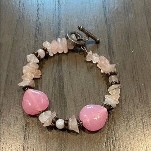 Rose Quartz Stone Bracelet